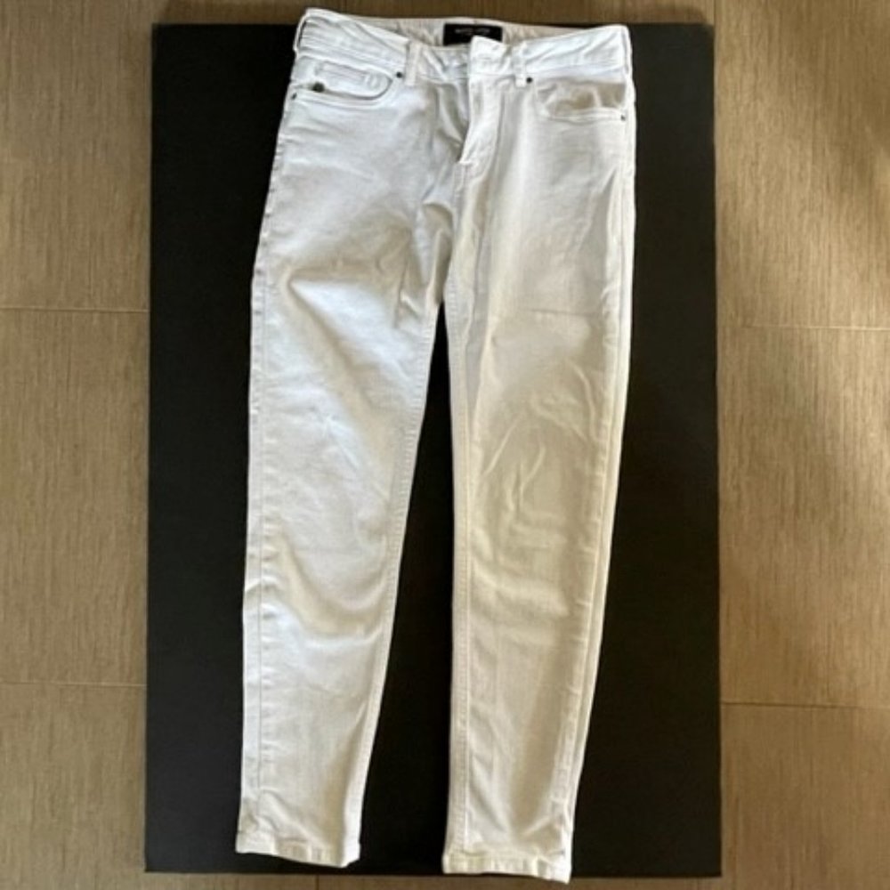 MAISON SCOTCH Amsterdams Blauw SKINNY WHITE JEANS Size 24 Regular, Like New - Picture 2 of 13
